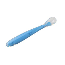 Load image into Gallery viewer, New Baby Soft Silicone Spoon Temperature Sensing Spoon Children Food Baby Feeding Tools Unique Design Perfect For Parents