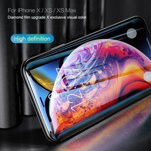 Load image into Gallery viewer, 500D Curved Protective Glass For iphone SE 2020 6 6S 7 8 Plus Tempered Glass Film on iPhone X XR 11 Pro XS Max Screen Protector Anti-Fingerprint Tempered Glass Film Full Screen Case Friendly Bubble Free for iPhone