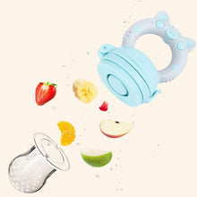 Load image into Gallery viewer, Silicone Baby Pacifier Feeder Cartoon Animal Infant Nipple Holder Newborn Fruit pacifier Tetine Silicona Nipple Bit