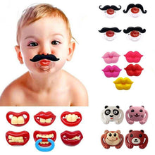Load image into Gallery viewer, Interesting Modern Trend NEW Food Grade Silicone Funny Baby Pacifier Clips Nipple Holder For Pacifier For Baby