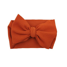 Load image into Gallery viewer, Baby Girls Headband Toddler Big Bow Hairband Cute Solid Stretch Turban For Baby Girls