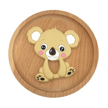 Load image into Gallery viewer, 1pc Unique Baby Koala Silicone Teether Teething Chew Toy Nursing Tool Pendant Food Grade Silicone