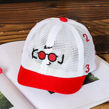 Load image into Gallery viewer, Luxury Summer Newborn Baby Sun Hat Cotton Beret Hat Cartoon Striped Bear Snapback Baseball Cap Baby Hats For girls and Boys Kids