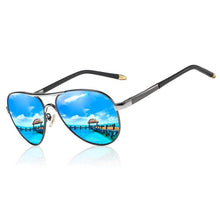 Load image into Gallery viewer, Luxury Pilot Aviation Polarized High Quality Metal Frame Sunglasses With UV400 Protection