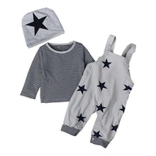 Load image into Gallery viewer, Romper Set Fashion Cartoon Bodysuit Hat and Pant Clothing Set Cute Animal Newborn Baby Clothes Pajamas