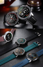 Load image into Gallery viewer, Modern Full Round Touch Display Smart Watch for Men In Business Luxury Style With IP68 Waterproof Protection and Heart Rate Blood Pressure Monitor 5 Days Standby Smartwatch