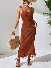 Load image into Gallery viewer, Hollowed-out Halter Maxi Dress | NCS
