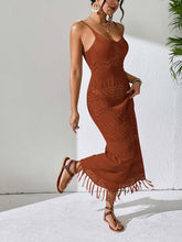 Load image into Gallery viewer, Hollowed-out Halter Maxi Dress | NCS
