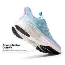 Load image into Gallery viewer, Women's Slip On Walking Shoes Running ActiveCushion Comfortable Tennis Breathable Non Slip Athletic Gym Workout Cross Training Sneakers 6 Light Blue - #GIAA73110001