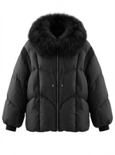 Load image into Gallery viewer, Mallory Genuine Fur Trim Down Fill Jacket