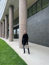 Load image into Gallery viewer, Genuine Shearling Merino Lamb Leather Coat by Punto Leather