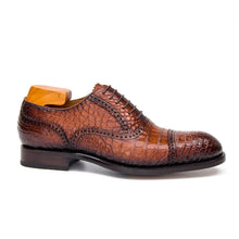 Load image into Gallery viewer, Goodyear welted alligator Oxford shoes