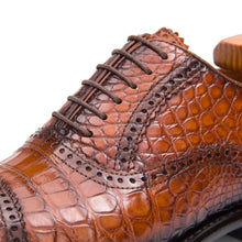 Load image into Gallery viewer, Goodyear welted alligator Oxford shoes