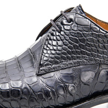 Load image into Gallery viewer, Black Nile Crocodile Dress Shoes
