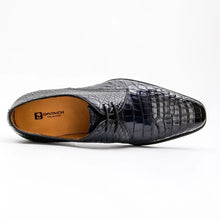 Load image into Gallery viewer, Black Nile Crocodile Dress Shoes