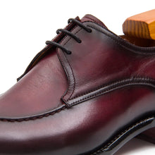 Load image into Gallery viewer, Burgundy leather Derby shoes