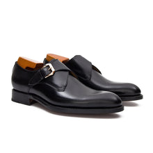 Load image into Gallery viewer, Goodyear Welted Calfskin Monk Strap Shoes