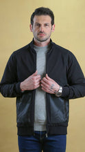 Load image into Gallery viewer, The Quarter-Panel Tech Sweater (Black)