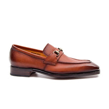 Load image into Gallery viewer, Goodyear Brown leather loafer with horsebit