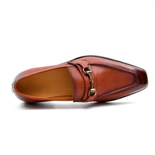 Load image into Gallery viewer, Goodyear Brown leather loafer with horsebit
