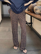 Load image into Gallery viewer, High-end Loose Soft Leopard Print Pants