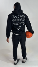 Load image into Gallery viewer, Too Busy Getting Buckets - Hoodie - Black