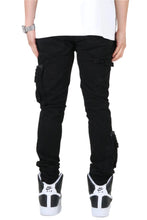 Load image into Gallery viewer, DOLCE Men's premium twill black cargo pants.