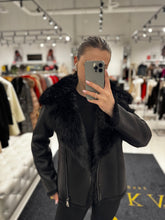 Load image into Gallery viewer, Estella Faux Fur Jacket in Black