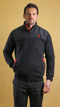 Load image into Gallery viewer, The Quarter-Panel Tech Sweater (black)