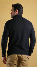 Load image into Gallery viewer, The Quarter Zipper Sweater (Black)