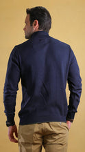 Load image into Gallery viewer, The Quarter Zipper Sweater(Navy)