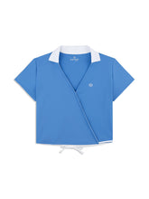 Load image into Gallery viewer, Agata Wrap Polo- Ultramarine