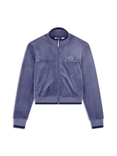 Load image into Gallery viewer, Leta Velour Jacket-Heron