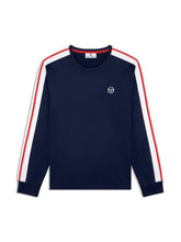 Load image into Gallery viewer, Macchina Long Sleeve T-Shirt- Maritime Blue