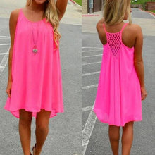 Load image into Gallery viewer, Seaside Dream Chiffon Sundress - Effortless Elegance for Sunny Days