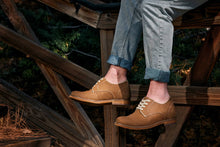 Load image into Gallery viewer, CALTO - J1312 - 3 Inches Taller (Khaki Brown) - Business Casual Leather Derbies