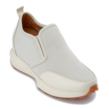 Load image into Gallery viewer, CALTO - J1434 - 3.3 Inches Taller (Off-White) - Casual Chunky Sole Sneaker Loafers
