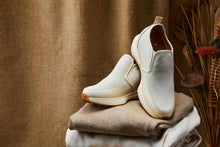 Load image into Gallery viewer, CALTO - J1434 - 3.3 Inches Taller (Off-White) - Casual Chunky Sole Sneaker Loafers
