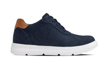 Load image into Gallery viewer, CALTO - J1582 - 2.6 Inches Taller (Nubuck Navy) - Lightweight Casual Walkers