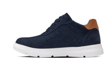 Load image into Gallery viewer, CALTO - J1582 - 2.6 Inches Taller (Nubuck Navy) - Lightweight Casual Walkers
