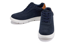 Load image into Gallery viewer, CALTO - J1582 - 2.6 Inches Taller (Nubuck Navy) - Lightweight Casual Walkers