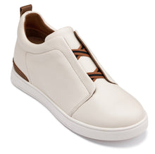 Load image into Gallery viewer, CALTO - J1933 - 2.6 Inches Taller (Off-White) - Slip-On Snoafers