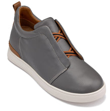 Load image into Gallery viewer, CALTO - J1935 - 2.6 Inches Taller (Grey) - Slip-On Snoafers