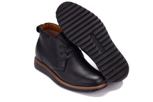 Load image into Gallery viewer, CALTO - J2190 - 2.6 Inches Taller (Black/Black Sole) - Chukka Boots