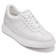 Load image into Gallery viewer, CALTO - J2201 - 2.6 Inches Taller (White/White Sole) - Lightweight Nappa Sneakers