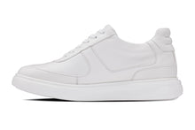 Load image into Gallery viewer, CALTO - J2201 - 2.6 Inches Taller (White/White Sole) - Lightweight Nappa Sneakers
