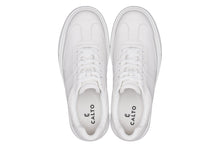 Load image into Gallery viewer, CALTO - J2201 - 2.6 Inches Taller (White/White Sole) - Lightweight Nappa Sneakers