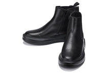 Load image into Gallery viewer, CALTO - J24810 - 3 Inches Taller (Noir) - Lightweight Smooth Nappa Chelsea Zipper Boots