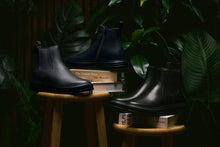 Load image into Gallery viewer, CALTO - J24810 - 3 Inches Taller (Noir) - Lightweight Smooth Nappa Chelsea Zipper Boots