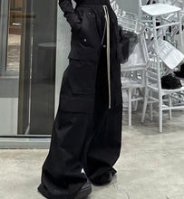 Load image into Gallery viewer, NYLON DRAWSTRING CARGO PANTS